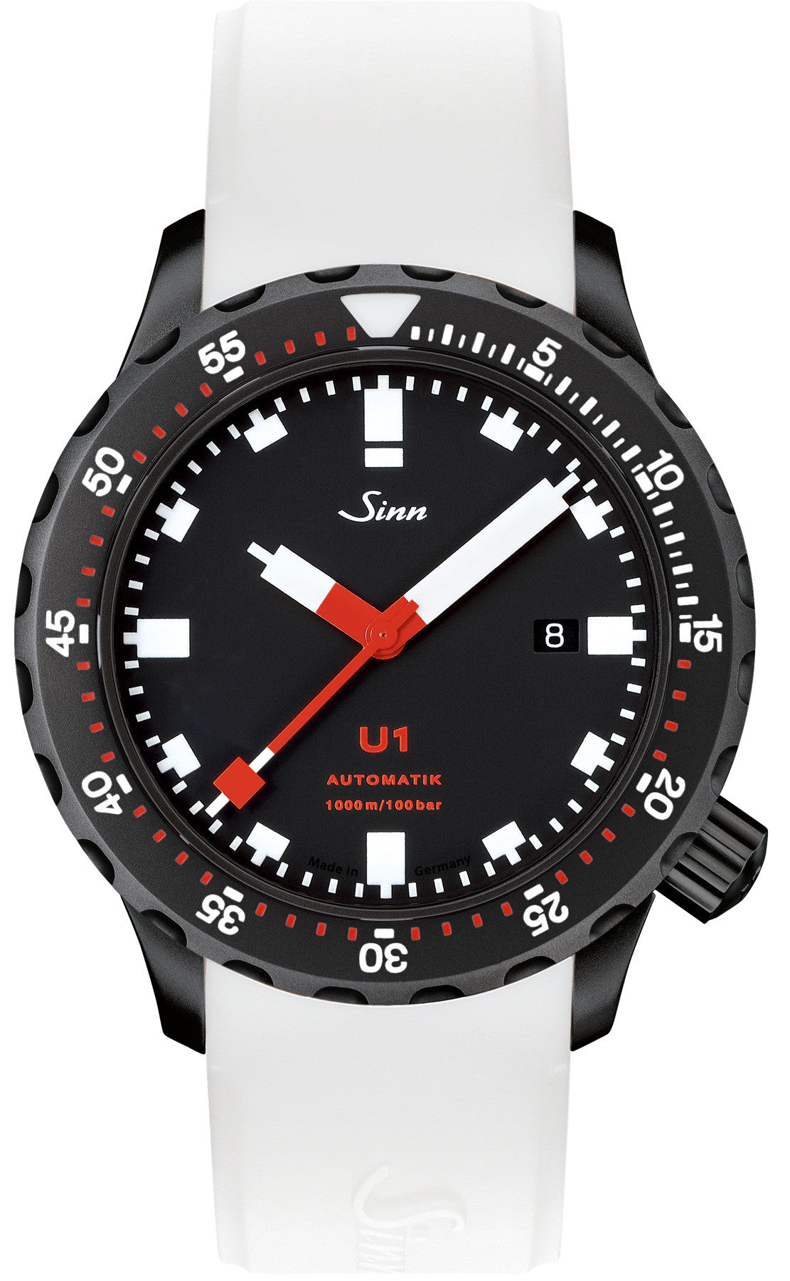 Sinn U1 S Silicone White Watch 1010.020 Silicone White Image 1