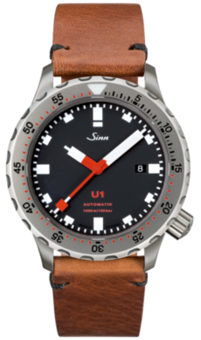 Sinn U1 Vintage Cowhide Brown Watch 1010.010 Vintage Cowhide Brown Image 1