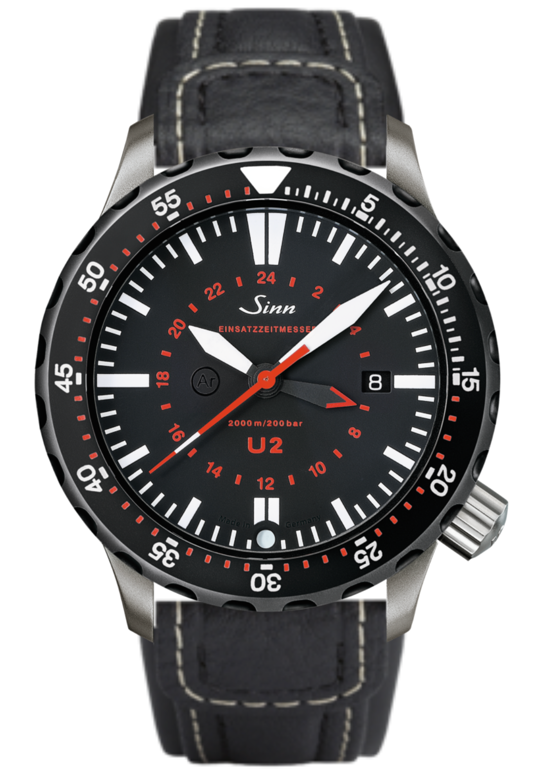 Sinn U2 SDR EZM 5 Leather Watch 1020.040 Leather Image 1