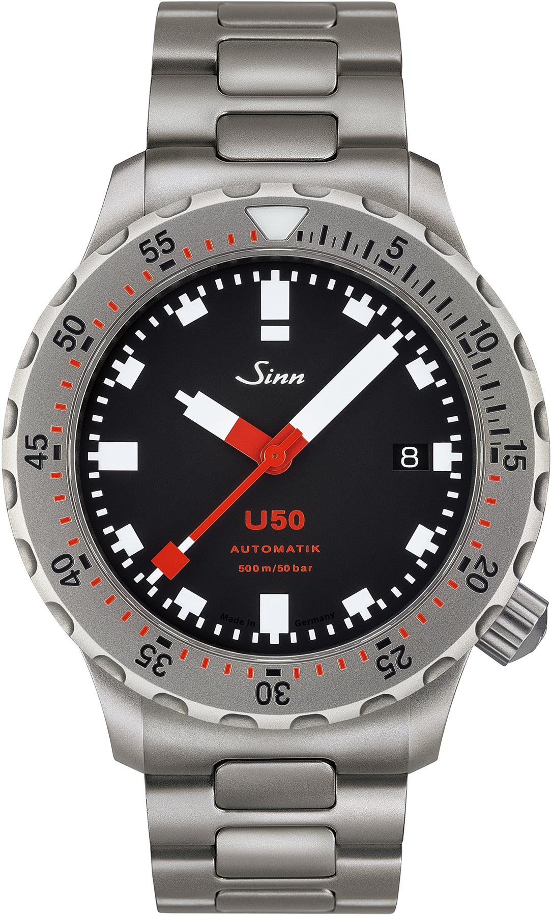 Sinn U50 H Link Bracelet Watch 1050.010 H Link Bracelet Image 1