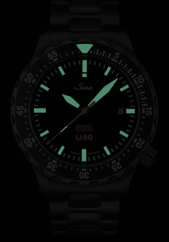 Sinn U50 Hydro S H-Link Bracelet Watch 1051.020 H-Link Bracelet Image 2