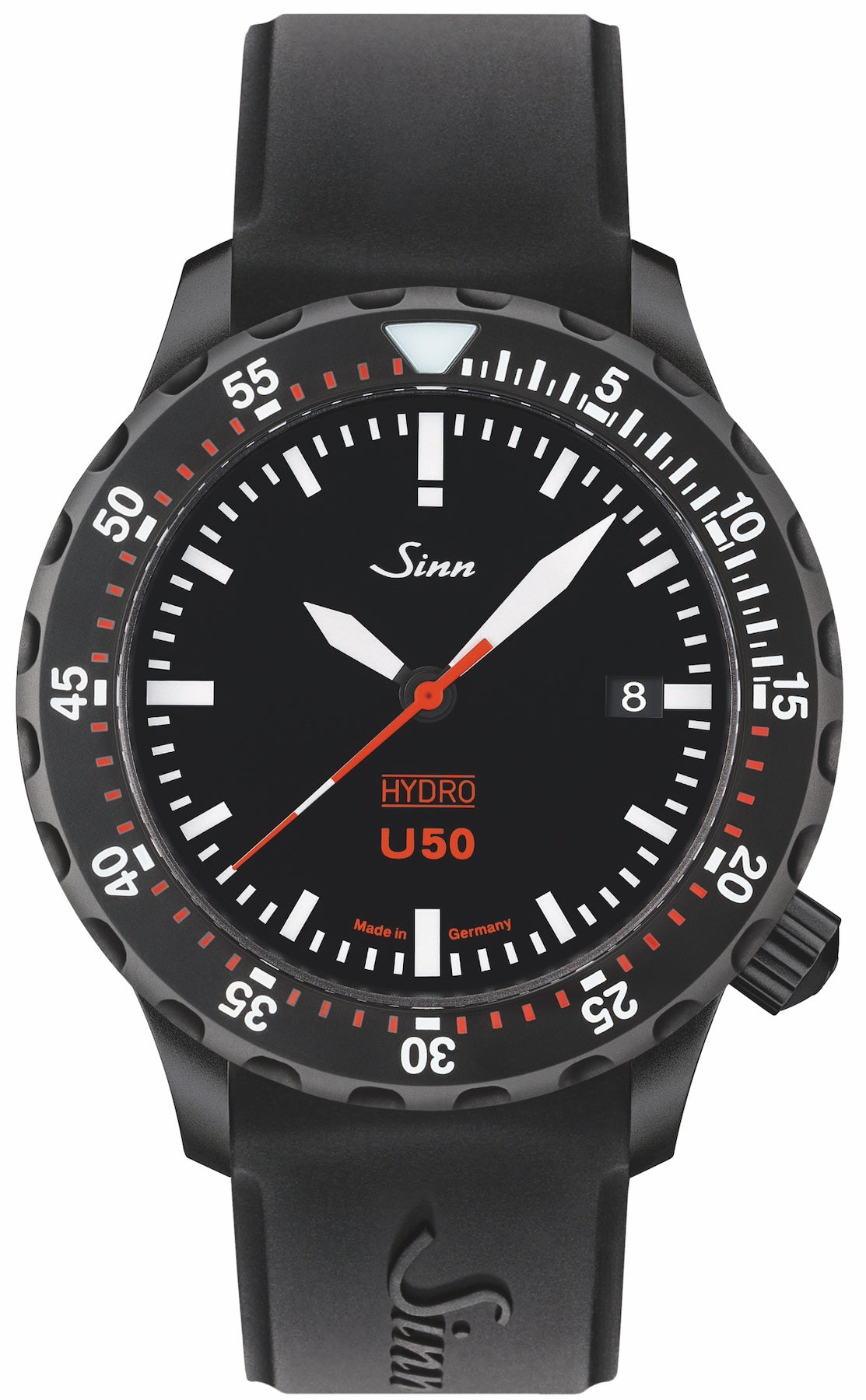 Sinn U50 Hydro S Silicone Black Watch 1051.020 Silicone Black Image 1