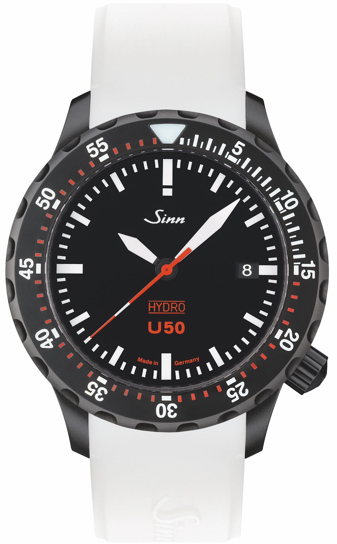Sinn U50 Hydro S Silicone White Watch 1051.020 Silicone White Image 1