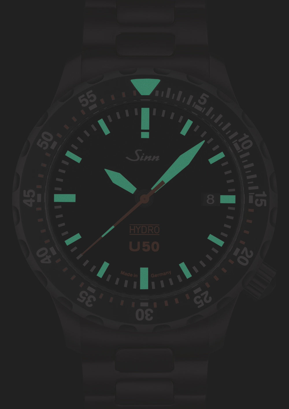Sinn U50 Hydro S Silicone White Watch 1051.020 Silicone White Image 2
