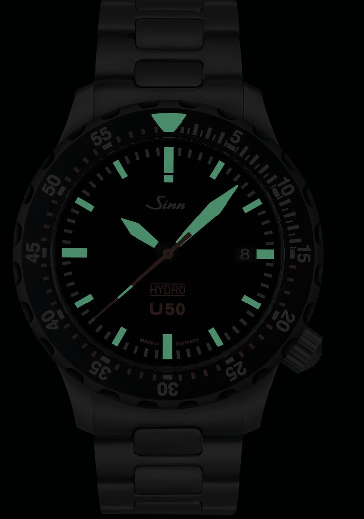 Sinn U50 Hydro SDR H-Link Bracelet Watch 1051.040 H-Link Bracelet Image 2