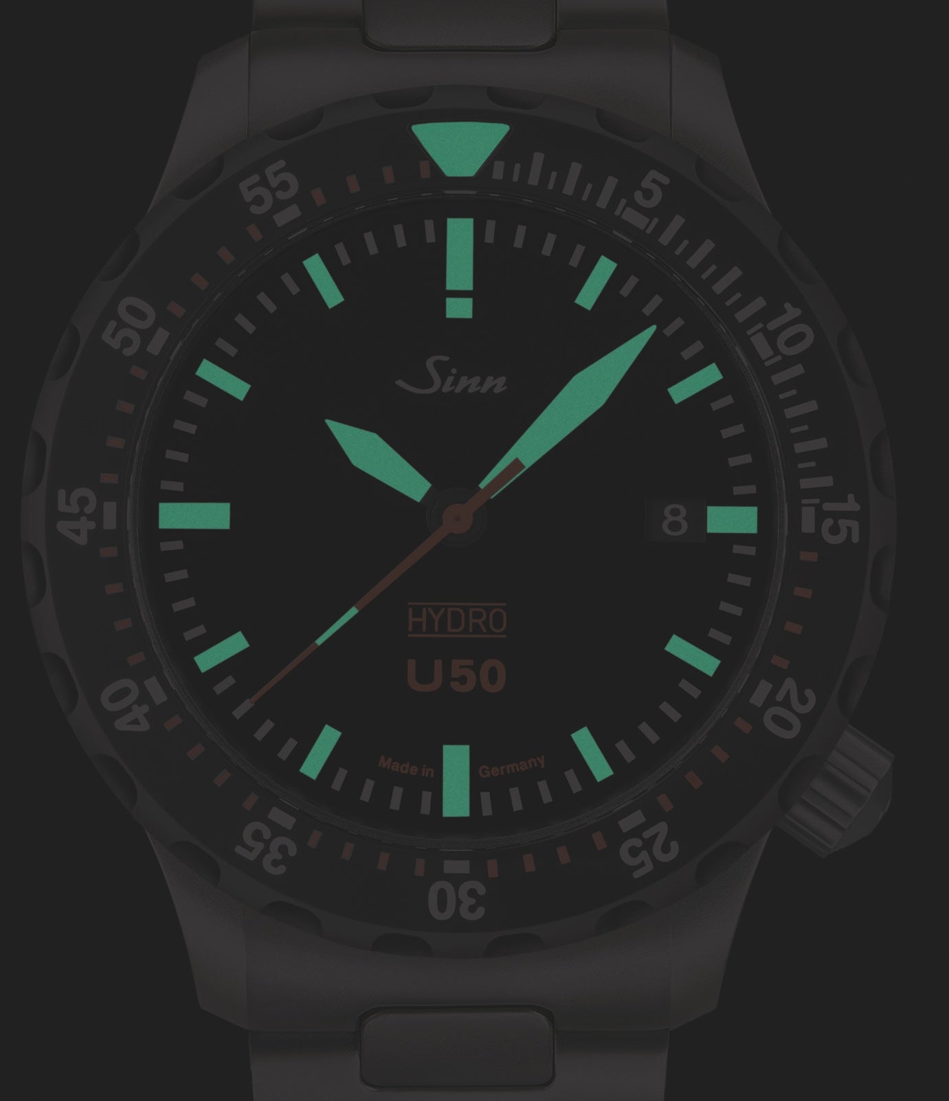 Sinn U50 Hydro SDR Silicone Black Watch 1051.040 Silicone Black Image 2