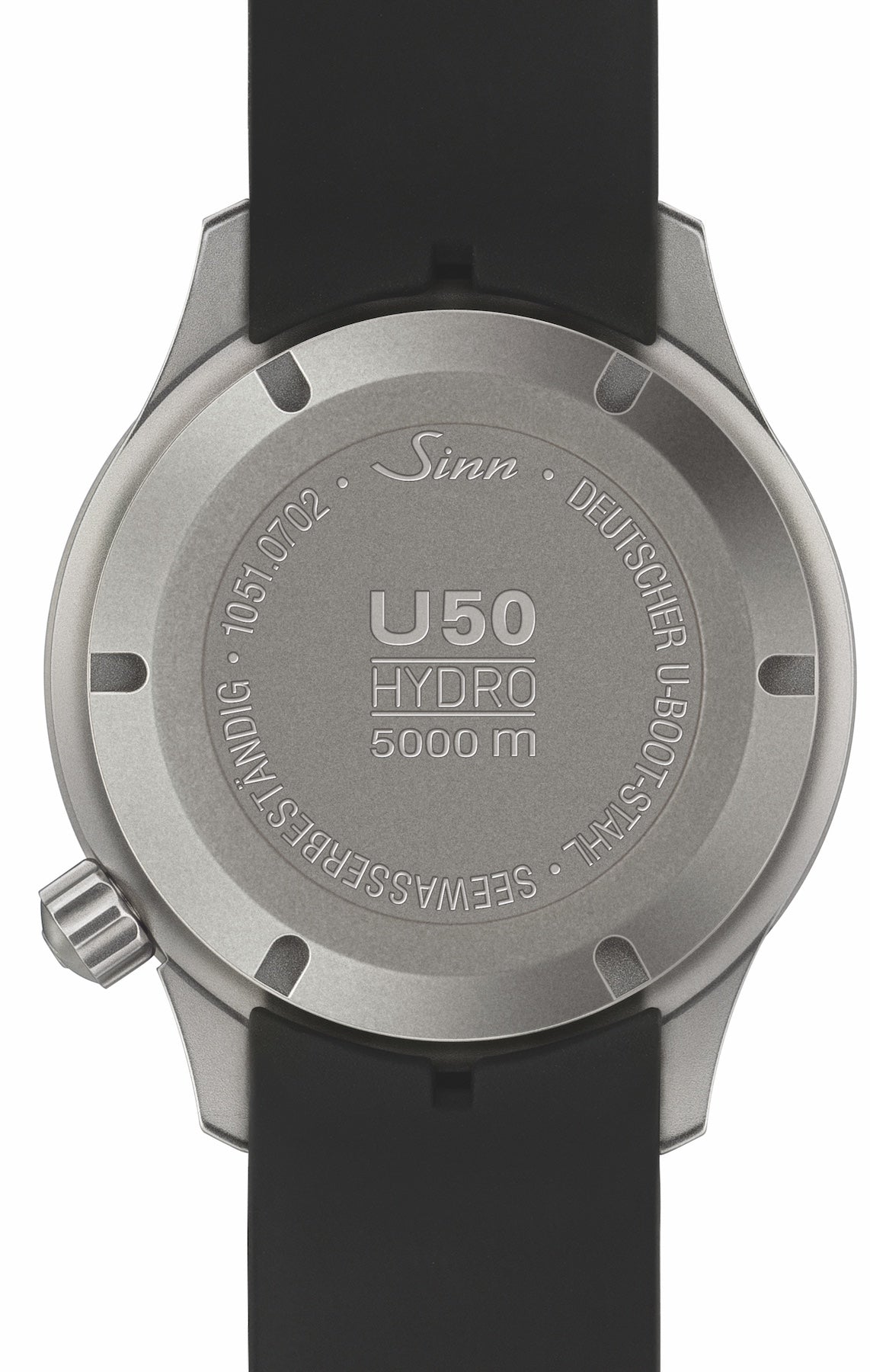 Sinn U50 Hydro SDR Silicone White Watch 1051.040 Silicone White Image 3