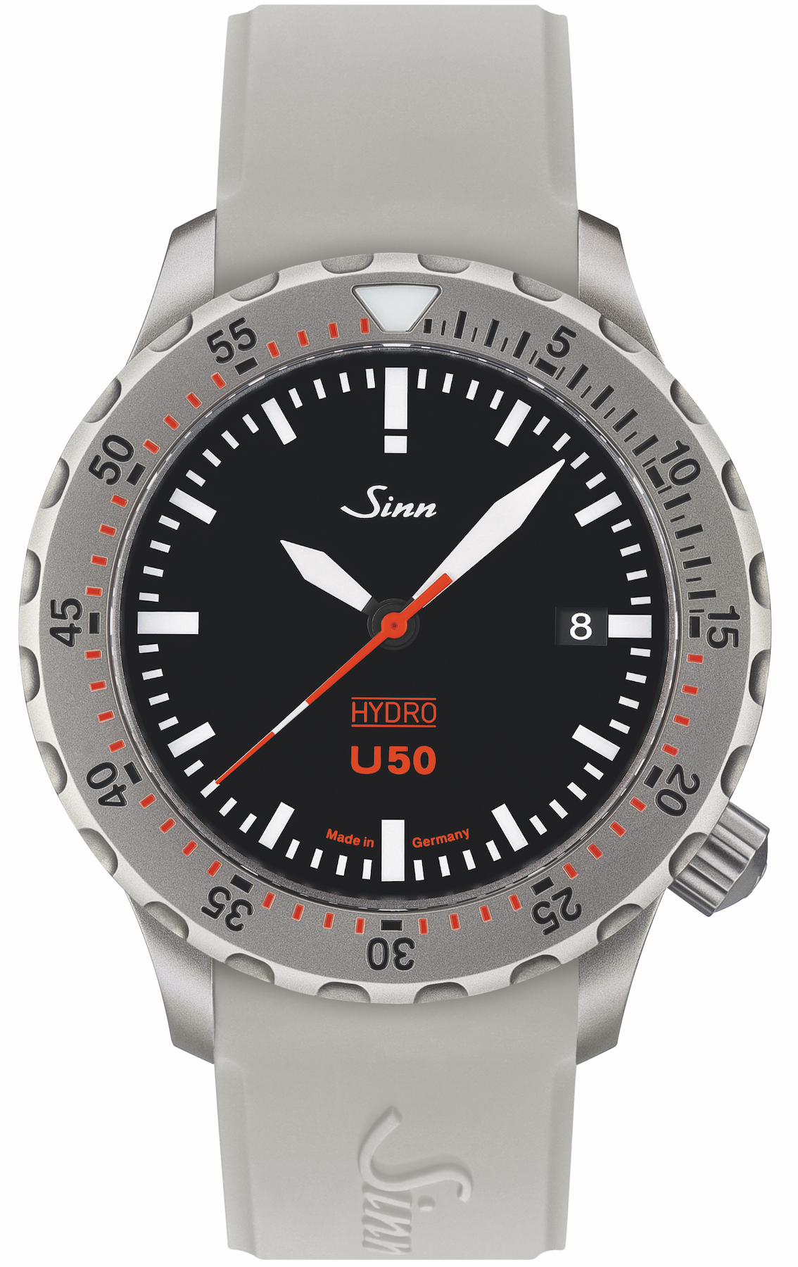 Sinn U50 Hydro Silicone White Watch 1051.010 Silicone White Image 1
