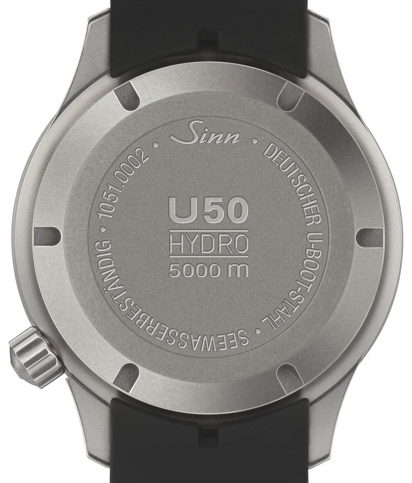 Sinn U50 Hydro Silicone White Watch 1051.010 Silicone White Image 3