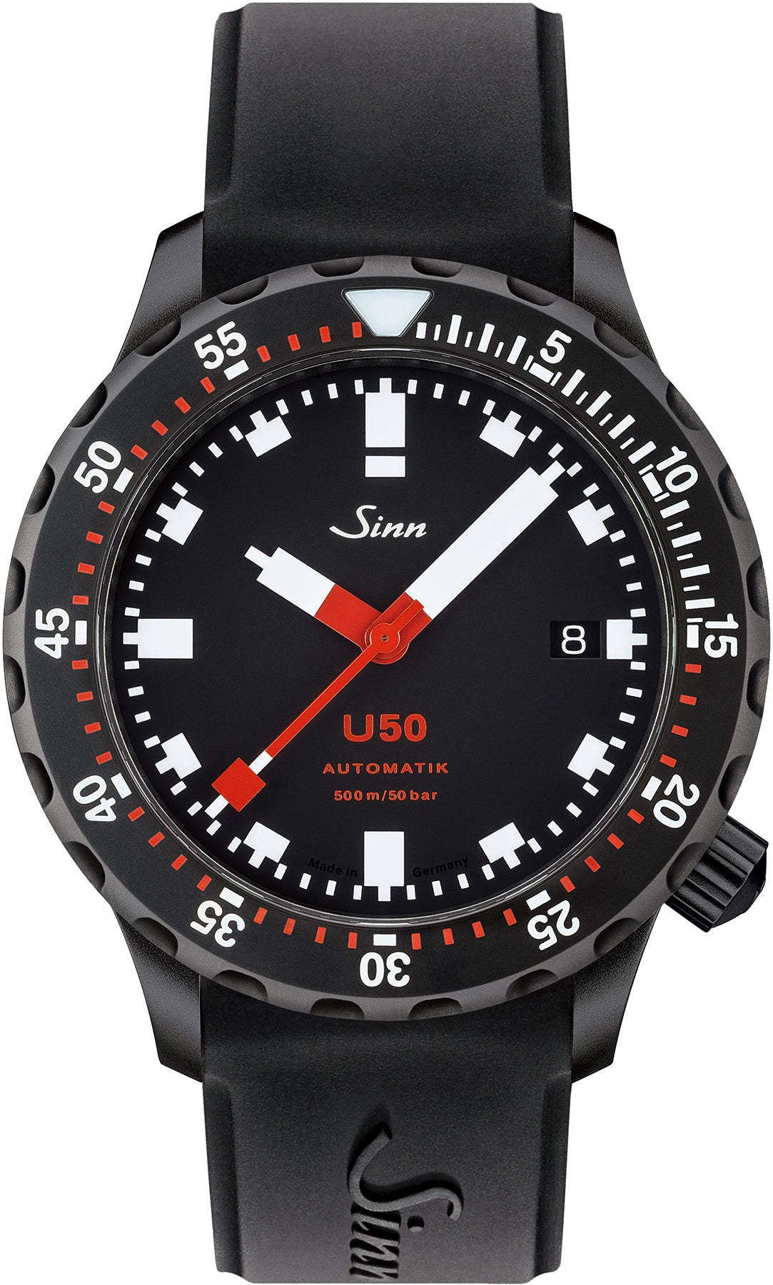 Sinn U50 S Silicone Black Watch 1050.020 Silicone Black Image 1
