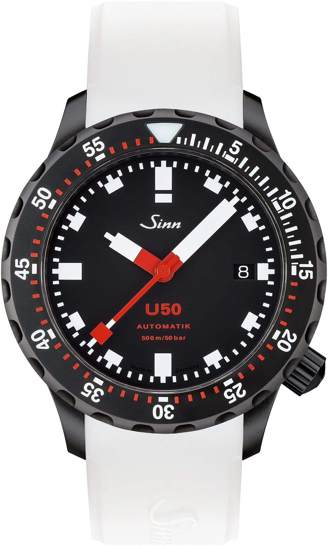Sinn U50 S Silicone White Watch 1050.020 Silicone White Image 1