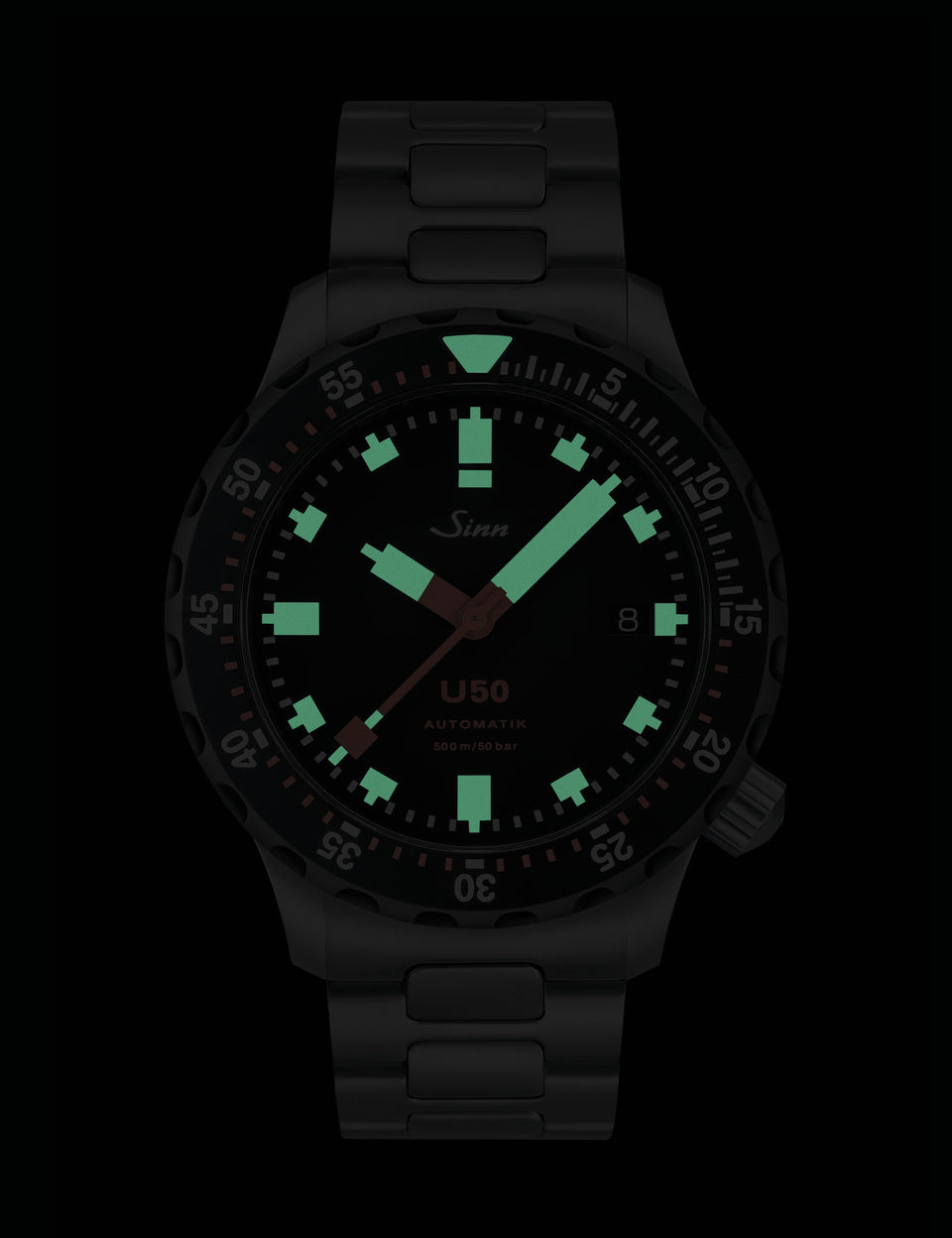Sinn U50 SDR Canvas Leather Grey Watch 1050.040 Canvas Leather Grey Image 2