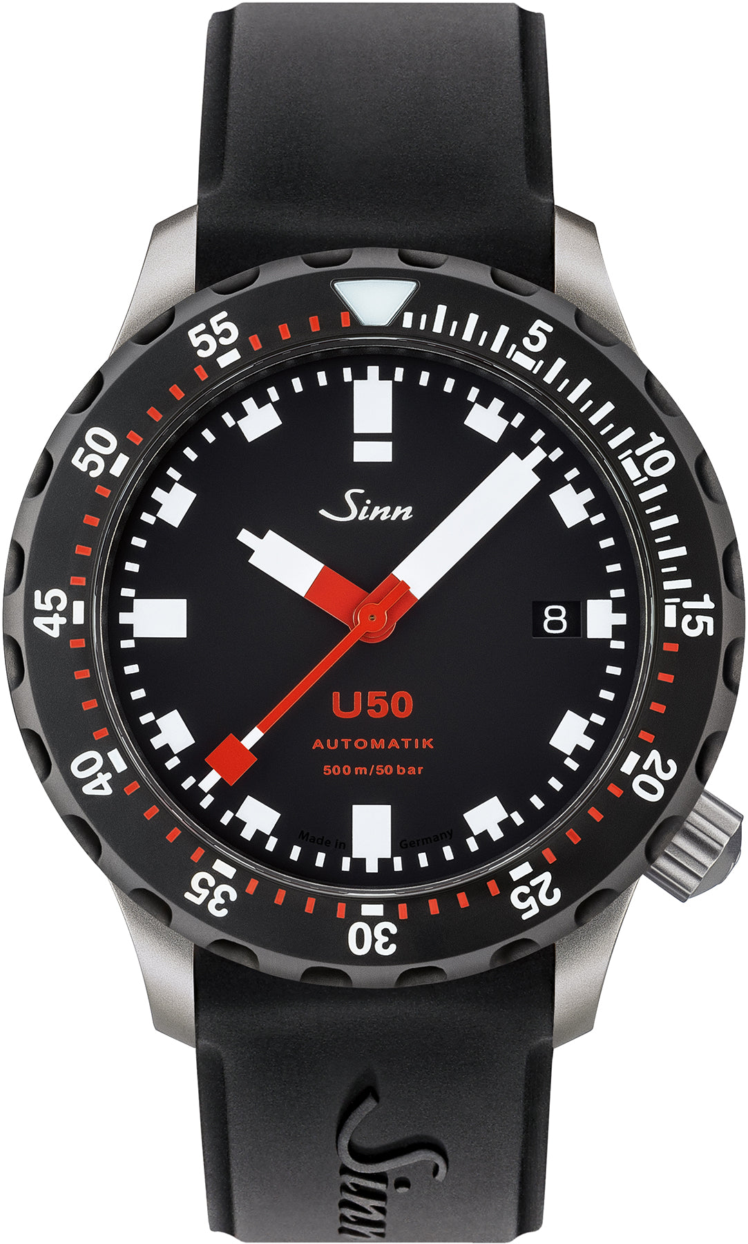 Sinn U50 SDR Silicone Black Watch 1050.040 Silicone Black Image 1