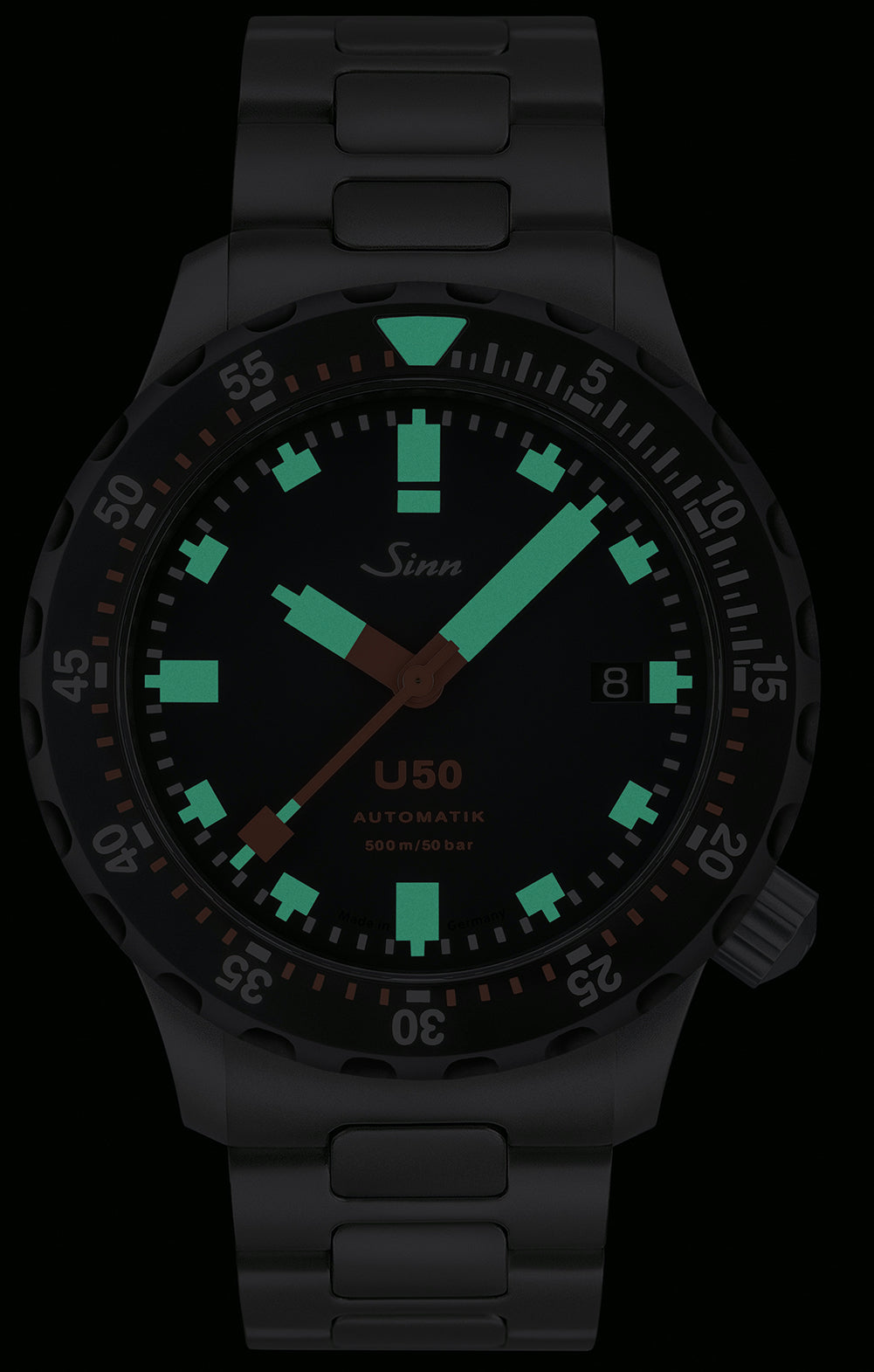 Sinn U50 SDR Silicone White Watch 1050.040 Silicone White Image 2