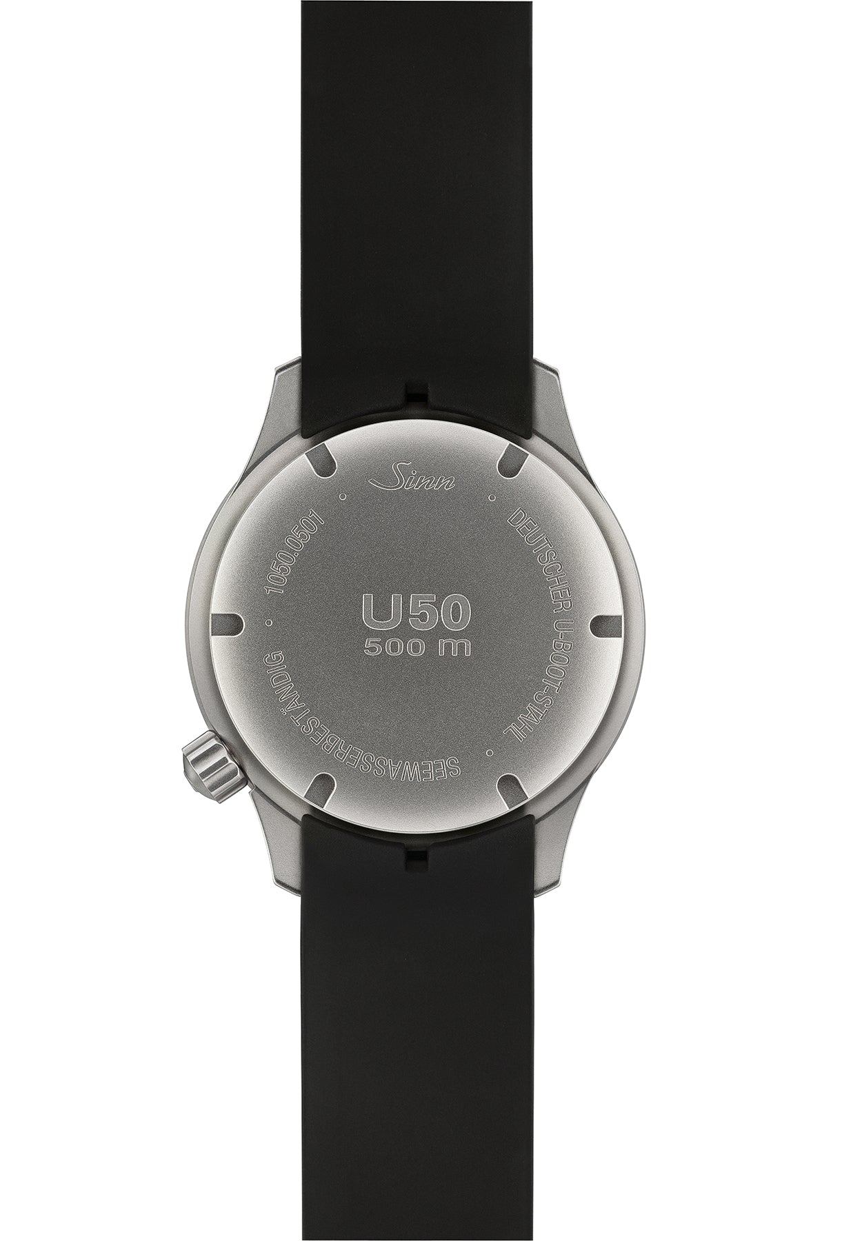 Sinn U50 SDR Silicone White Watch 1050.040 Silicone White Image 3