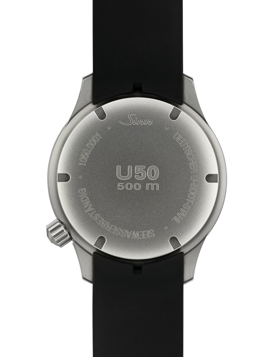 Sinn U50 Silicone Black Watch 1050.010 Silicone Black Image 3