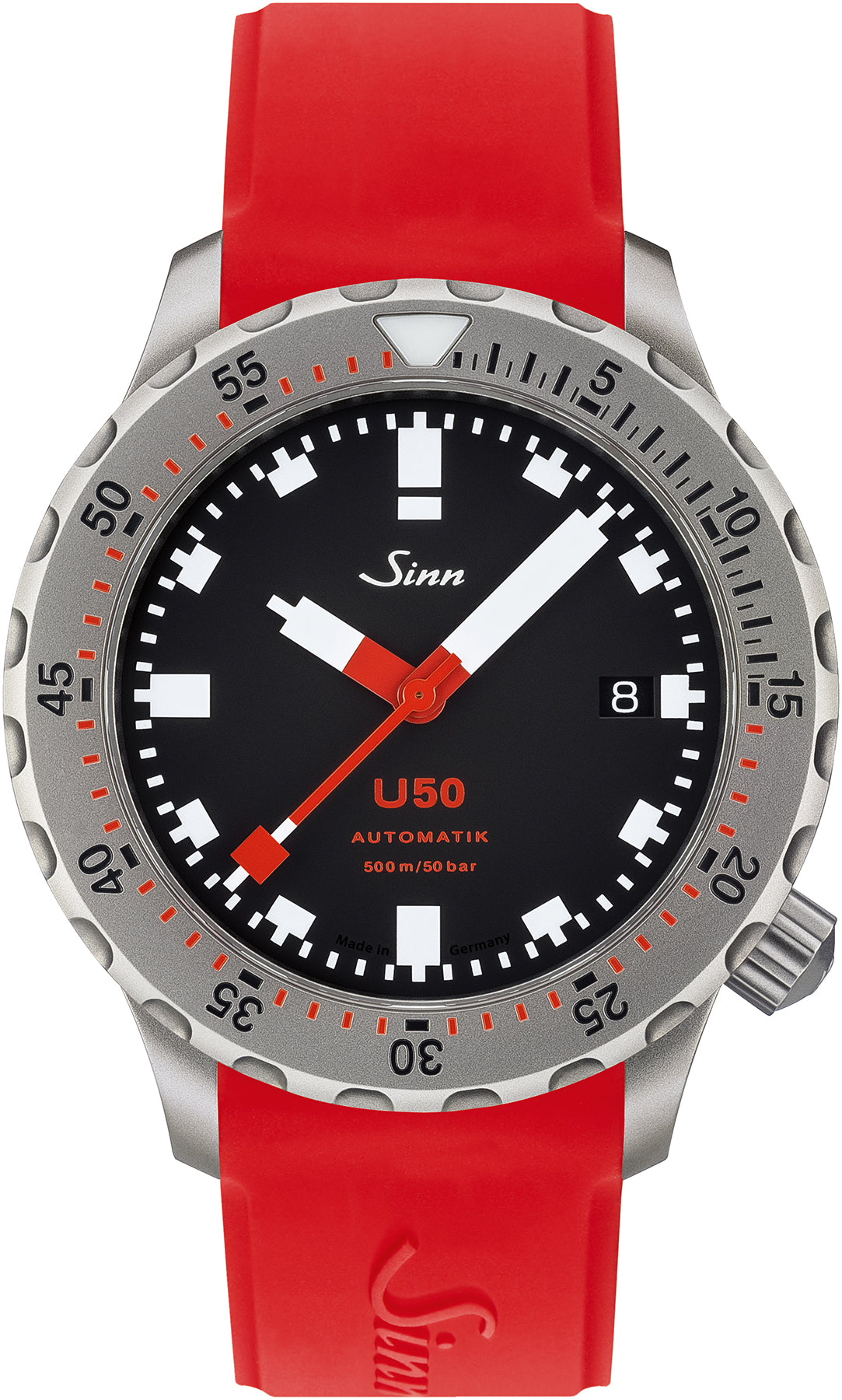 Sinn U50 Silicone Red Watch 1050.010 Silicone Orange Image 1
