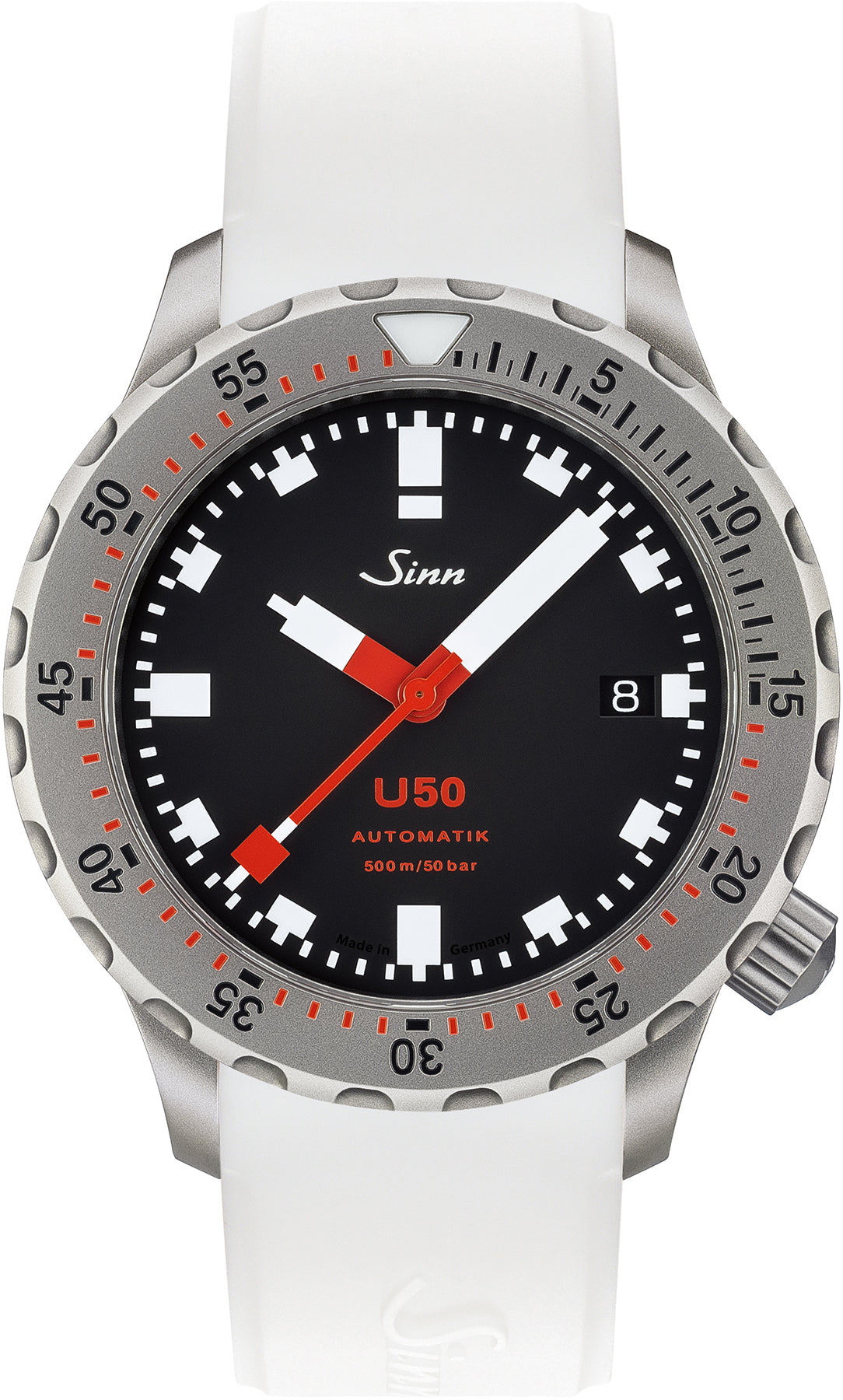 Sinn U50 Silicone White Watch 1050.010 Silicone White Image 1
