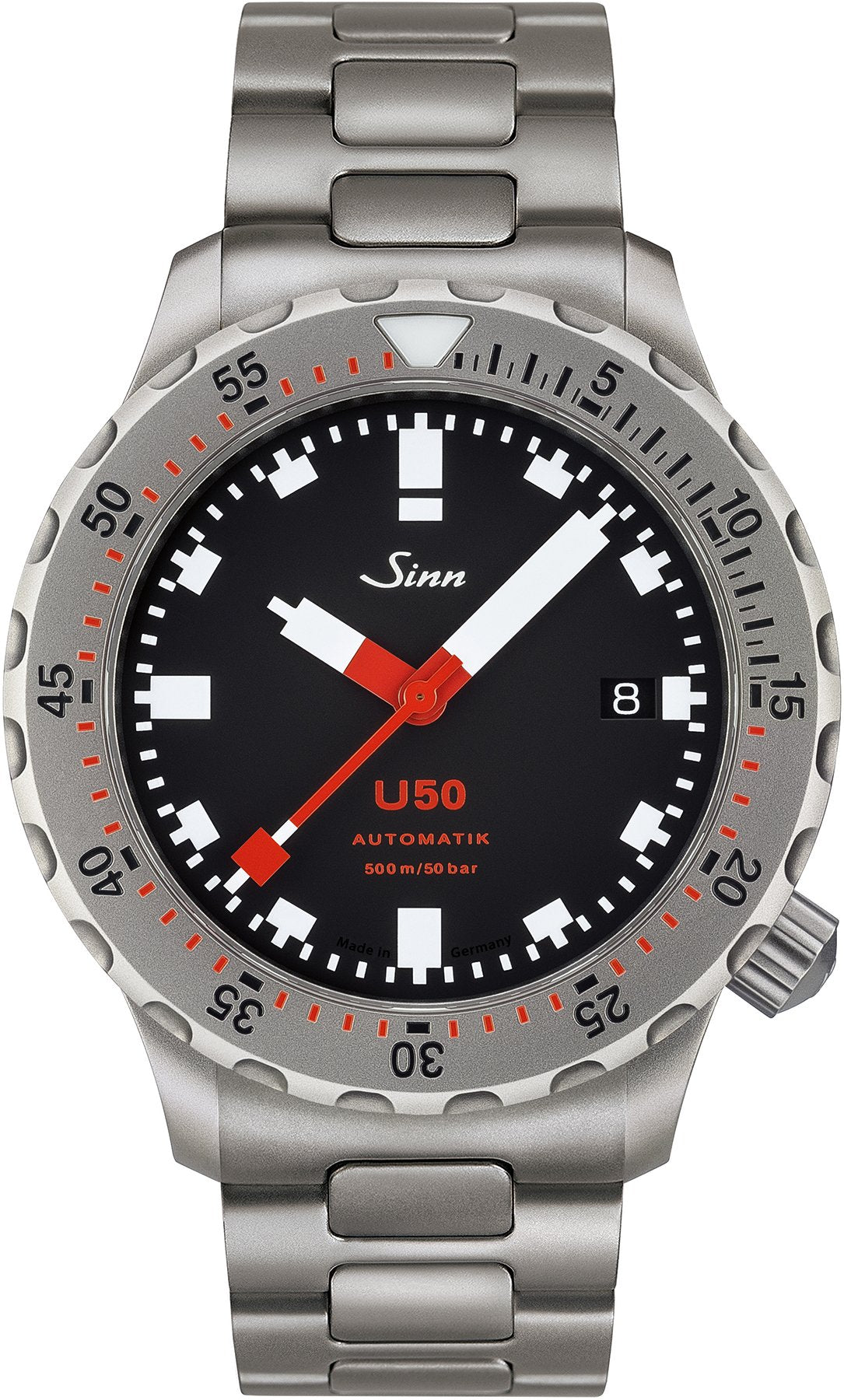 Sinn U50 Tegimented H Link Bracelet Watch 1050.030 H-Link Bracelet Image 1