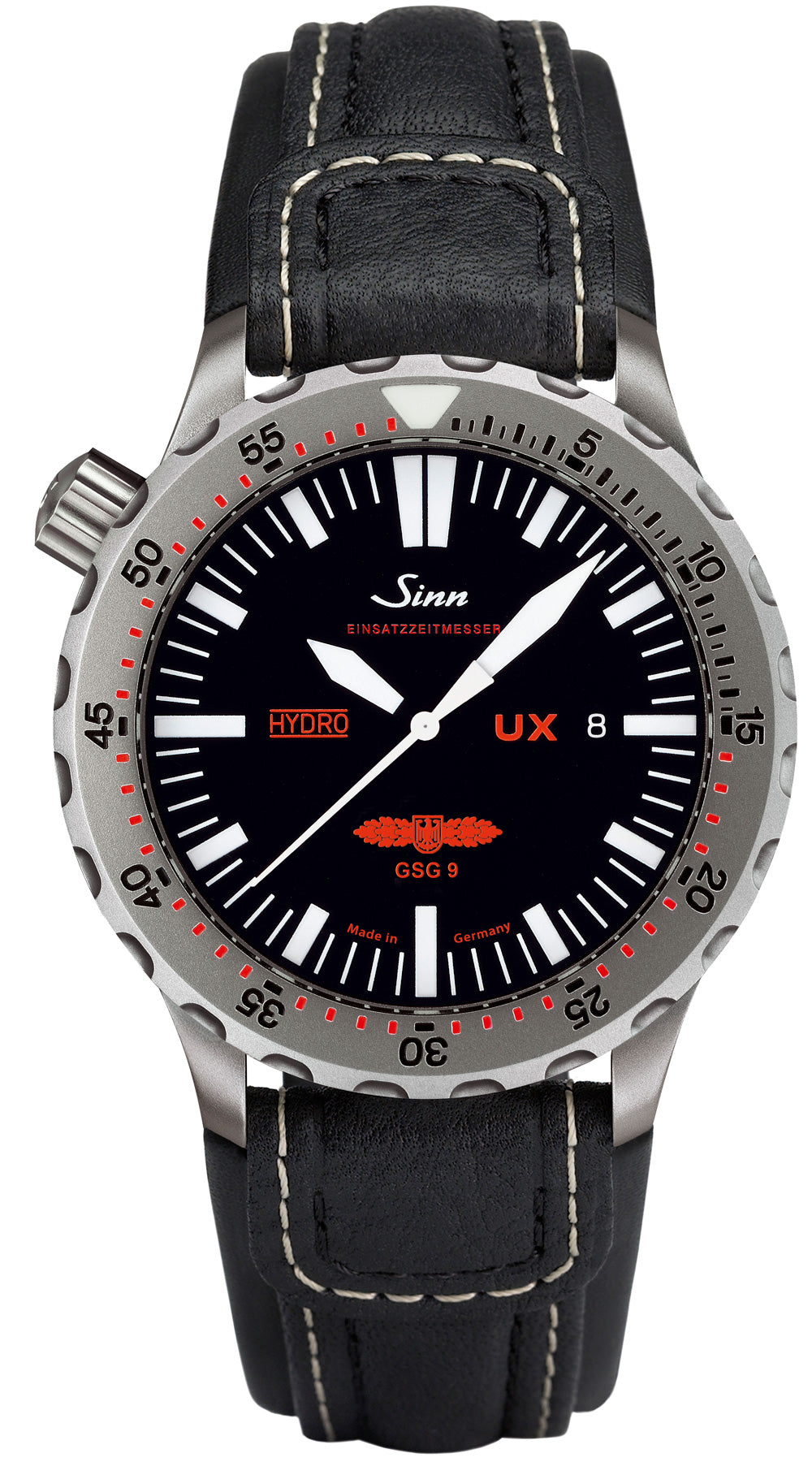 Sinn UX GSG 9 EZM 2B Leather Watch 403.031 Leather Image 1