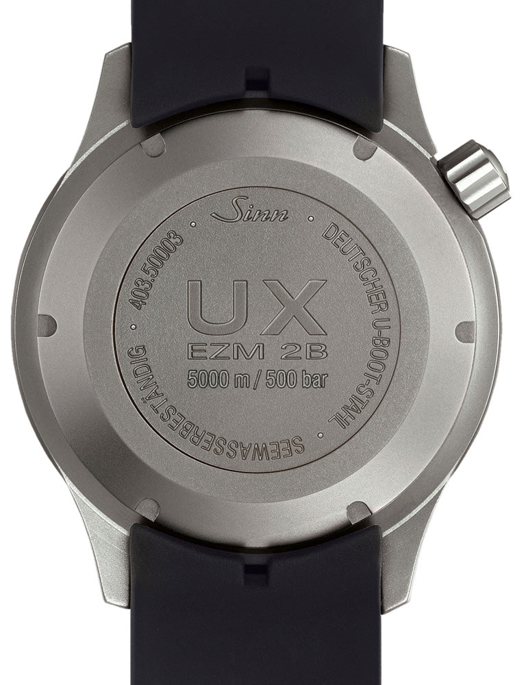 Sinn UX GSG 9 EZM 2B Rubber Watch 403.031 Rubber Image 3