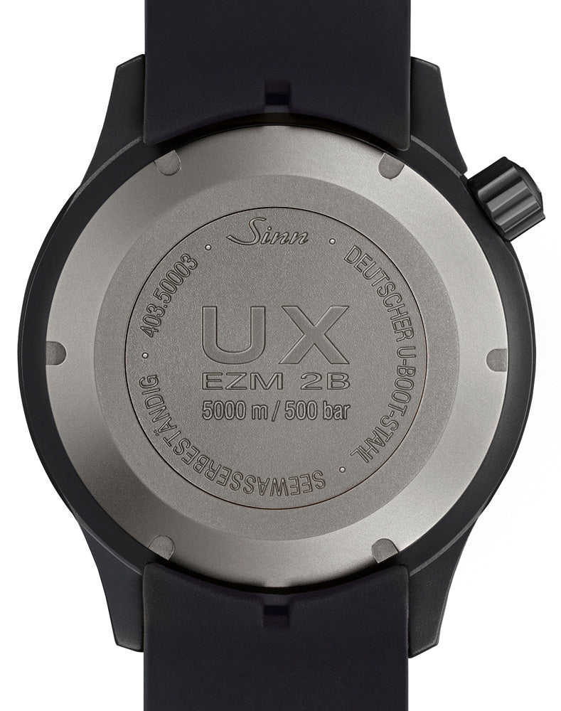 Sinn UX S GSG 9 EZM 2B Black Silicone Watch 403.062 Rubber Image 3