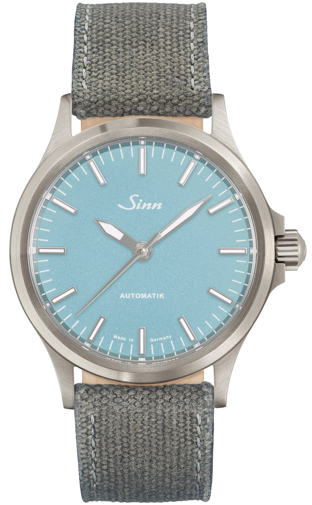Sinn Watch 556 Aquamarine Blue Limited Edition D 556.0115 Canvas Leather Grey Image 1
