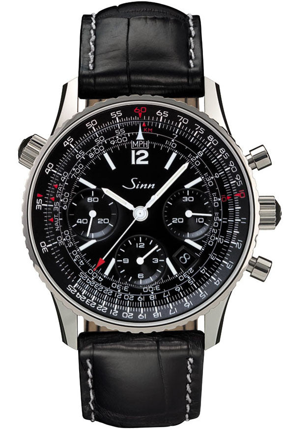 Sinn Watch 903 ST Black Alligator D 903.041 Alligator Strap Image 1