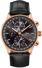Sinn Watch Frankfurt Financial District 6012 Rose Gold Anniversary Limited Edition 6012.021 Alligator Black Image 1
