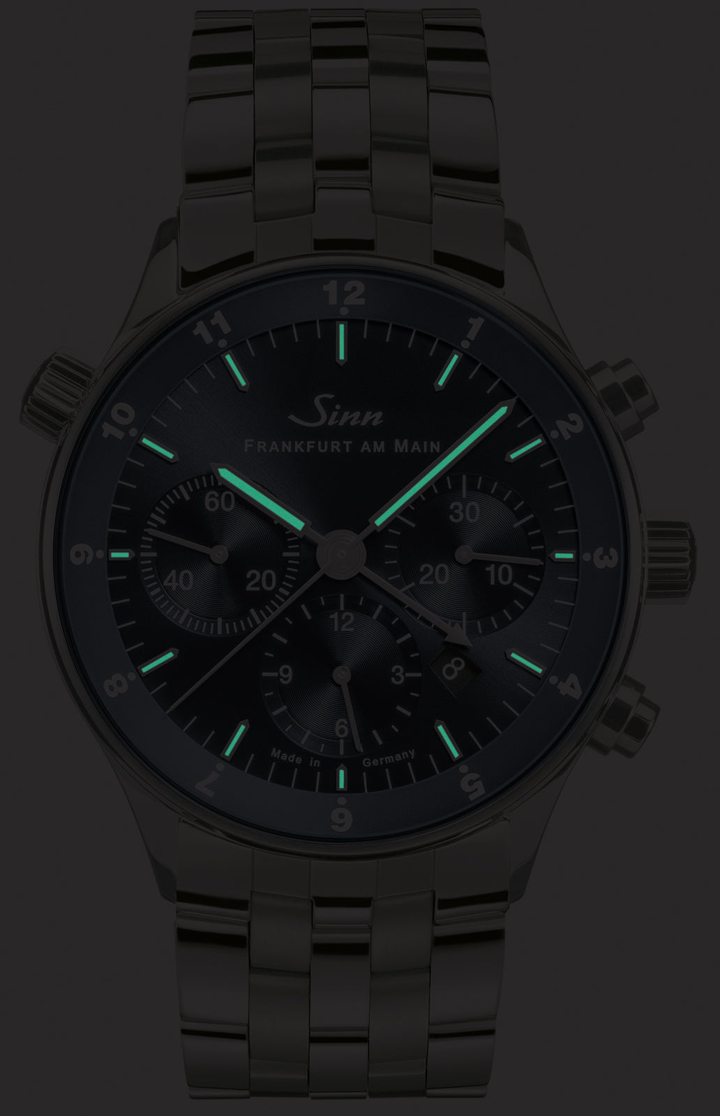 Sinn Watch Frankfurt Financial District 6099 B Leather Blue 6099.011 Leather Blue Image 3