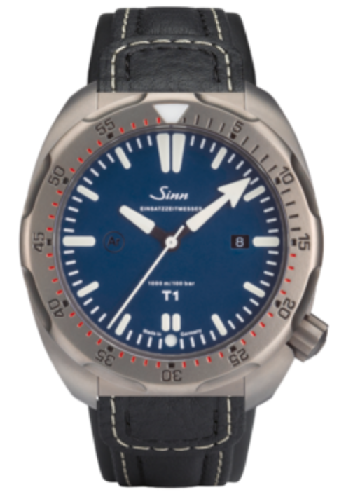 Sinn Watch T1 B EZM 14 Leather Strap 1014.011 Leather Image 1