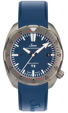Sinn Watch T2 B EZM 15 Rubber Strap Blue 1015.011 Rubber Blue Image 1