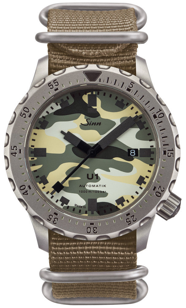 Sinn Watch U1 Camouflage Limited Edition Silicone 1010.0101 Silicone Image 1