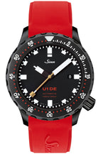 Sinn Watch U1 DE Red Silicone Limited Edition 1010.0241 Red Silicone Strap Image 1