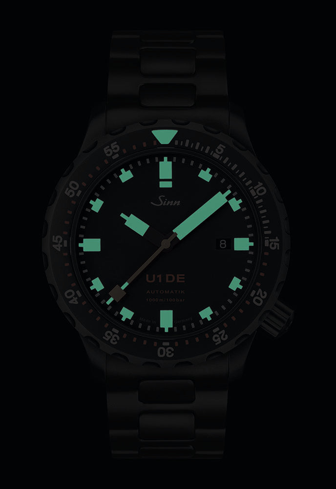 Sinn Watch U1 DE Red Silicone Limited Edition 1010.0241 Red Silicone Strap Image 2
