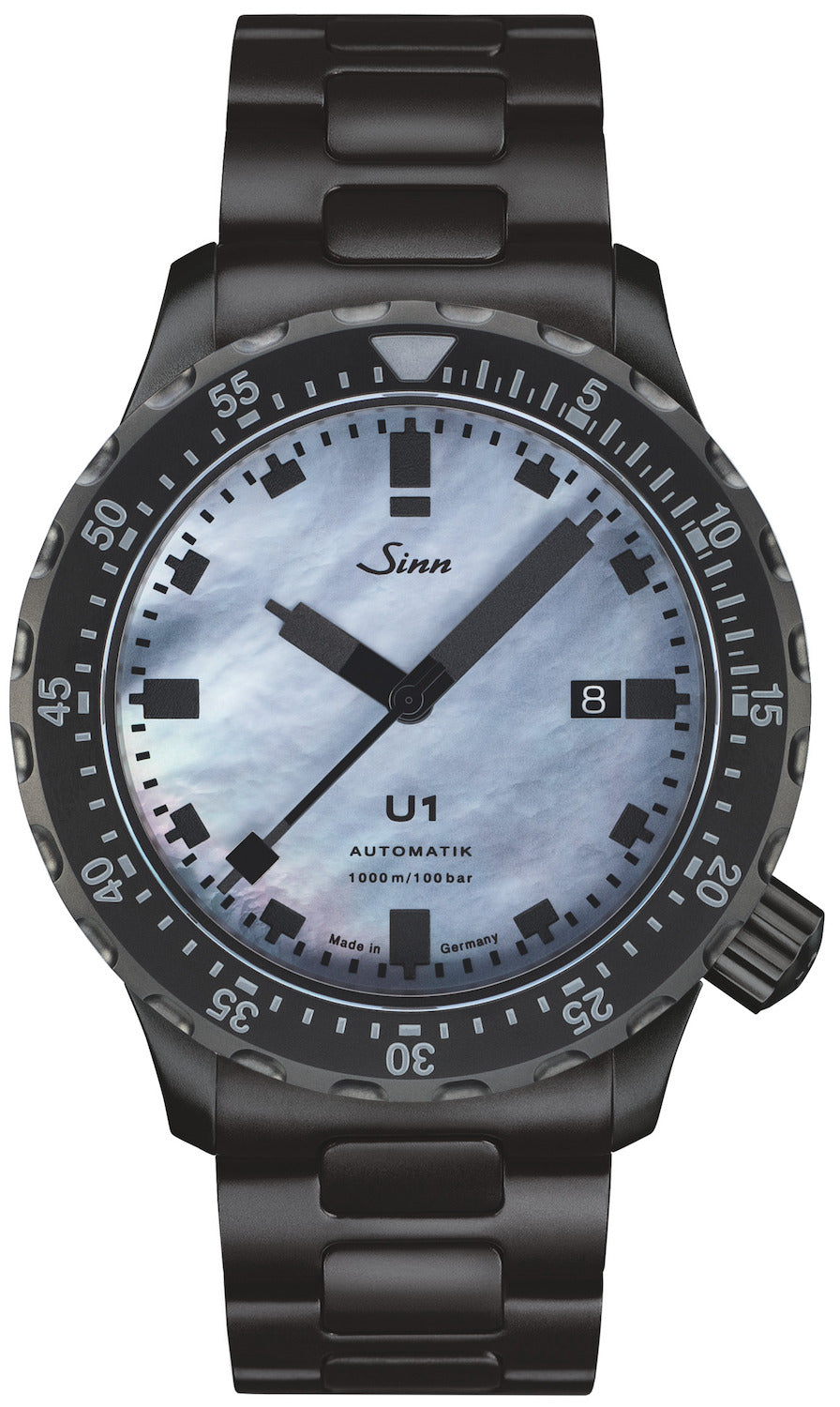 Sinn Watch U1 S Perlmutt S H Link Bracelet Limited Edition 1010.0242 H Link Bracelet Image 1