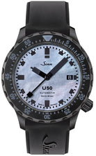 Sinn Watch U50 S Mother of Pearl S Silicone Black Limited Edition 1050.0201 Silicone Black Image 1