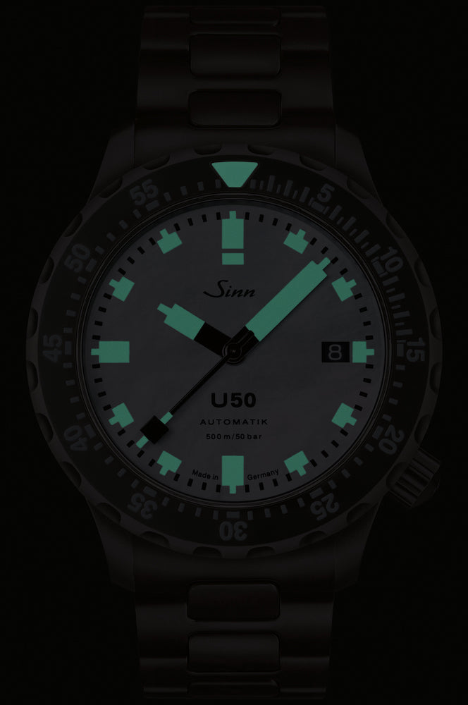 Sinn Watch U50 S Mother of Pearl S Silicone Red Limited Edition 1050.0201 Silicone Red Image 4