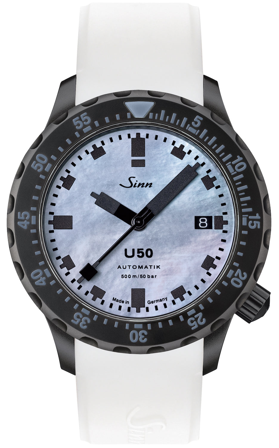 Sinn Watch U50 S Mother of Pearl S Silicone White Limited Edition 1050.0201 Silicone White Image 1