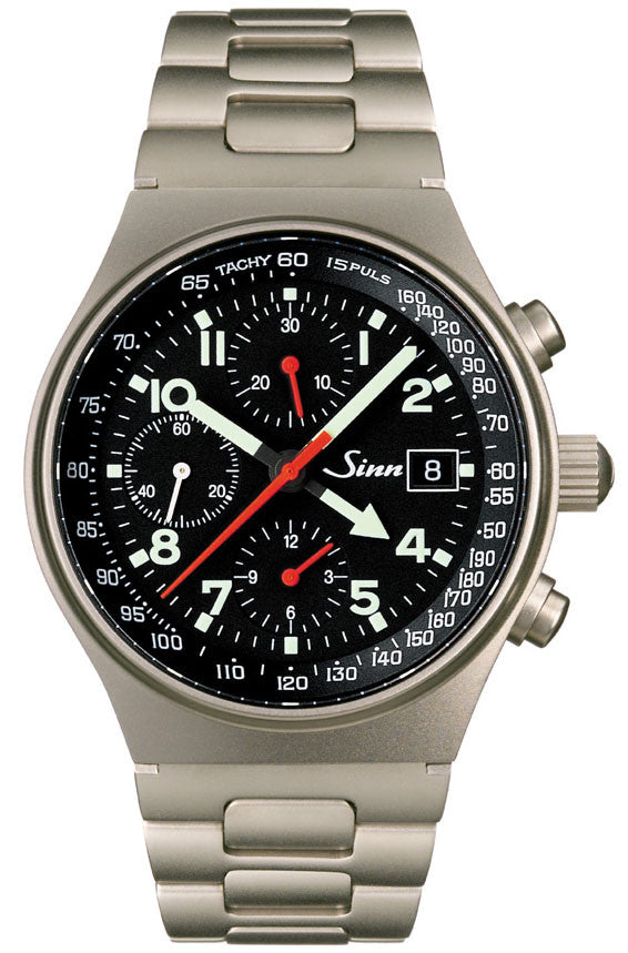 Sinn World Time Chronograph 144 GMT Ti Titanium D 144.070 BRACELET Image 1