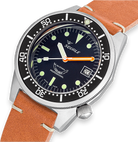 Squale 1521 Black Blasted Leather Watch 1521BKBL.PC Image 3