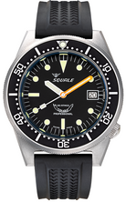 Squale 1521 Black Blasted Rubber Watch 1521BKBL.VO Image 1