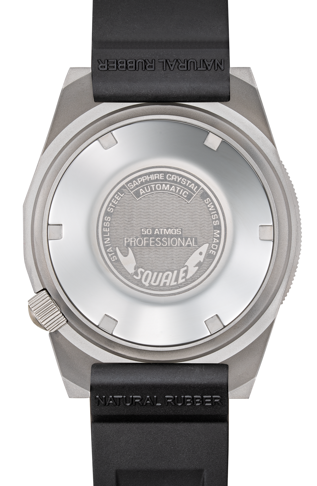 Squale 1521 Black Blasted Rubber Watch 1521BKBL.VO Image 4