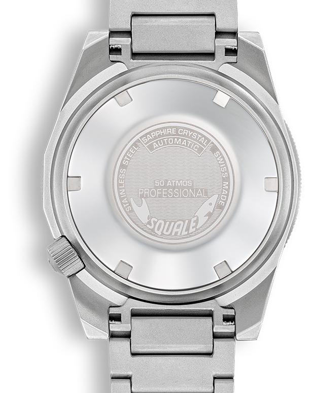 Squale 1521 Blue Blasted Bracelet Watch 1521BLUEBL.SQ20S Image 2
