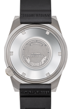 Squale 1521 Blue Blasted Rubber Watch 1521BLUEBL.VO Image 2
