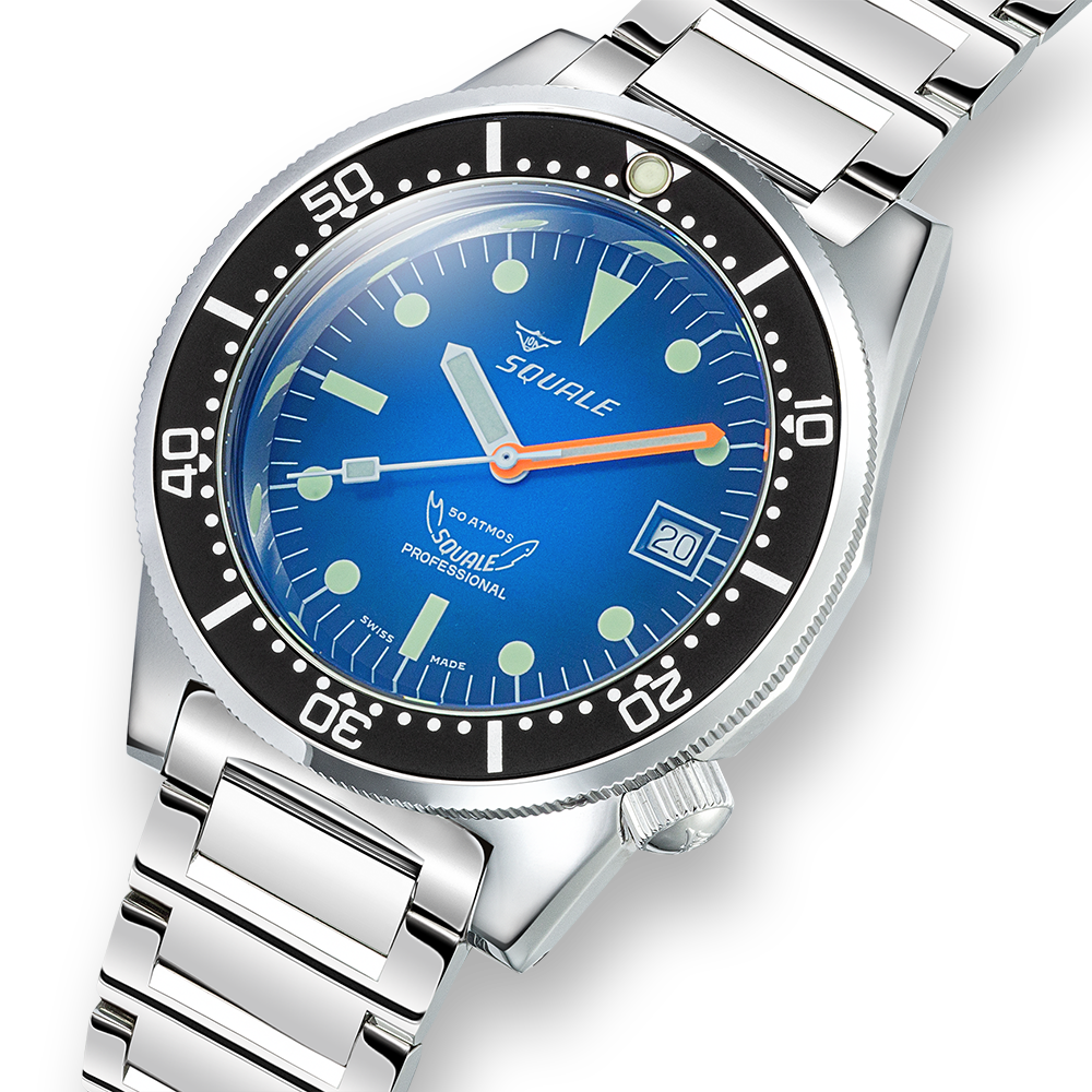 Squale 1521 Blue Ray Bracelet Watch 1521PROFD.SQ20L Image 3