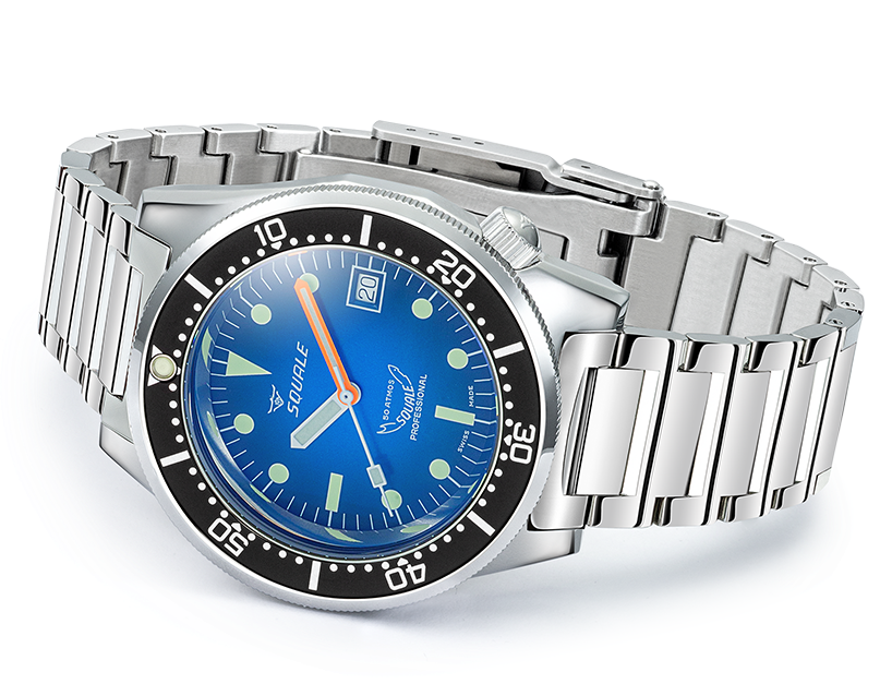 Squale 1521 Blue Ray Bracelet Watch 1521PROFD.SQ20L Image 4