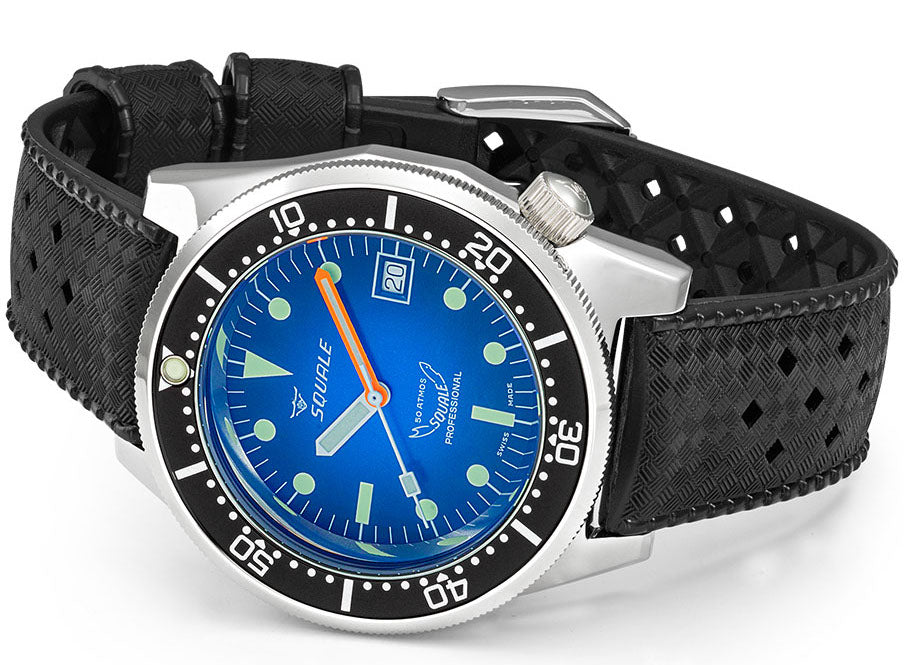 Squale 1521 Blue Ray Rubber Watch 1521PROFD.HT Image 3