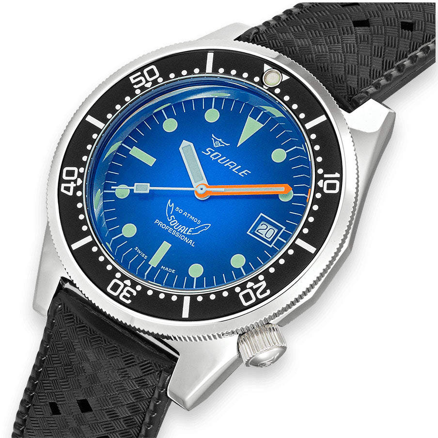 Squale 1521 Blue Ray Rubber Watch 1521PROFD.HT Image 4