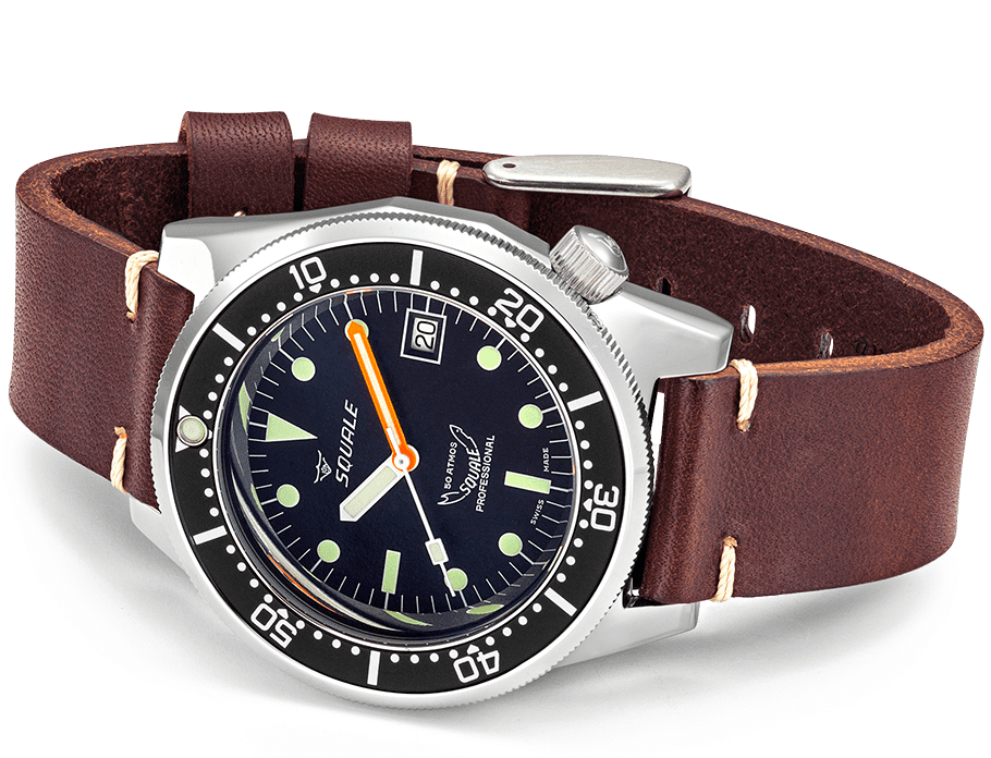 Squale 1521 Classic Leather Watch 1521CL.PS Image 3